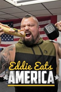 Cover Eddie Eats America - Starker Mann, großer Hunger, Poster Eddie Eats America - Starker Mann, großer Hunger